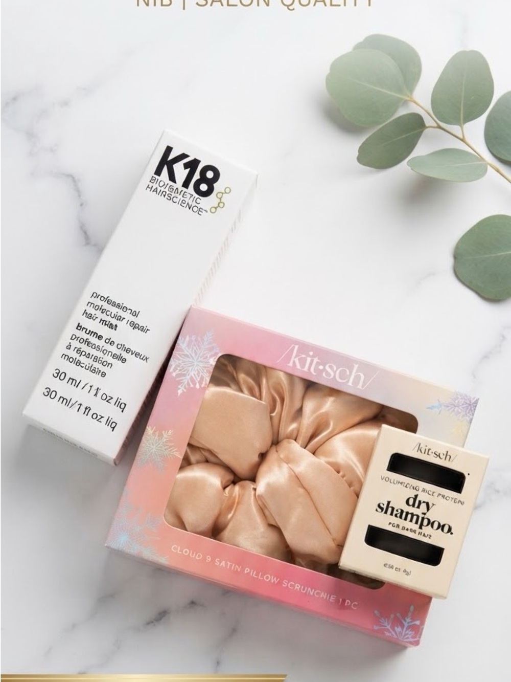 New in Box K18 Ultimate Hair Repair & Kitsch Nightly Care Duo